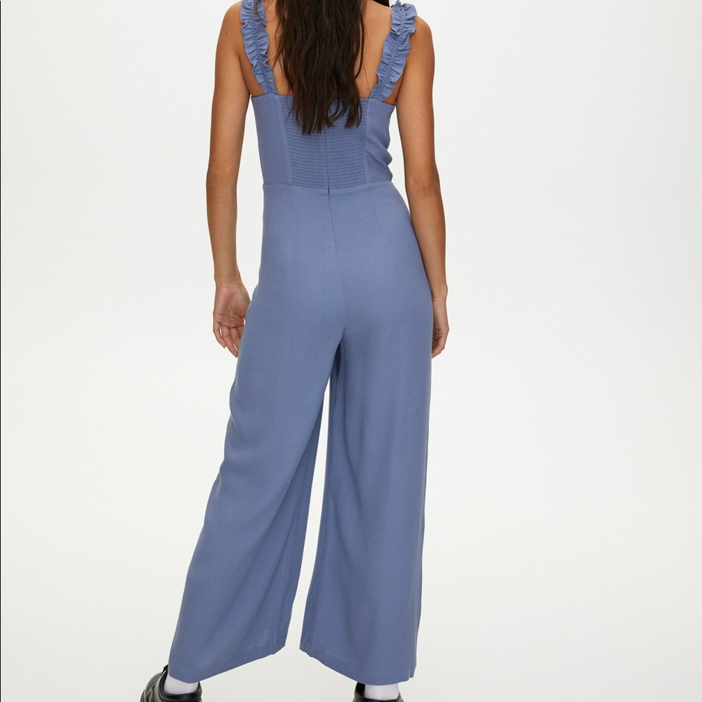 NWT Aritzia Sunday Best Flirt Ruffle Jumpsuit - Picture 2 of 5